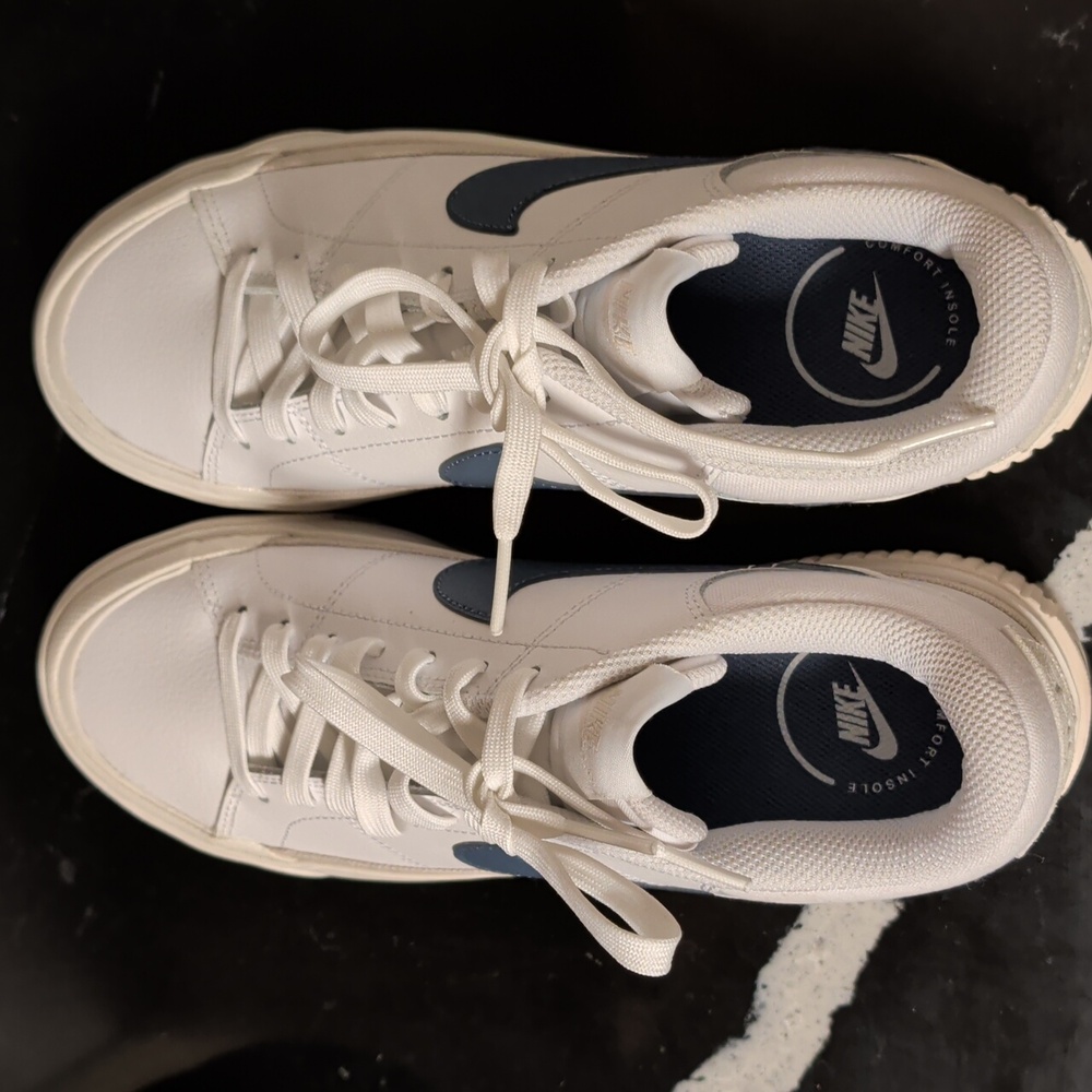 Nike Court Legacy Lift White Diffused Blue Sneakers Size 9 NWOT MSRP $94.99 - Picture 9 of 10
